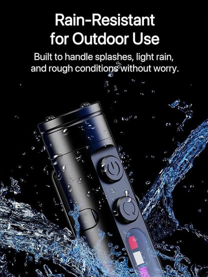 Taclite Mini – The Ultimate Everyday Micro Tool, Taclite Flashlight, Rechargeable LED Magnetic Super Bright Tactical Flashlight High Lumens, Dual Light System,3 Brightness,Waterproof (Black)