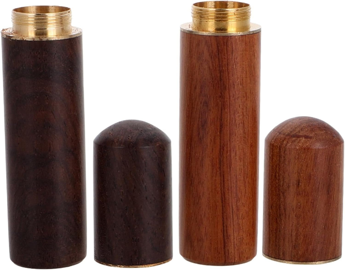 KITANDOVE 2pcs Storage Bin Water Proof Matches Small Waterproof Container Pill Container Survival Water Wood