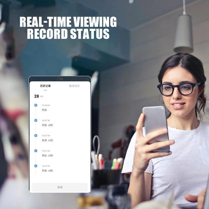 Smart Door Monitor - Smart WiFi Entry Detector Sensor - Home Security Device, Magnetic Monitor Solution, APP Remote Notification, Home Automation for Indoor