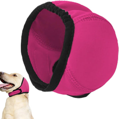 Dog Ear Cover, Puppy Bath Snood, Soft Stretch Fabric, Macchina Washable Design, Grooming Bath Swimming Use, Snood for Hygiene, Pet Shield Protection Wrap