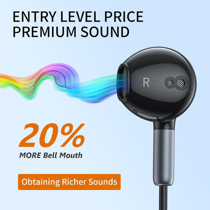 USB C Headphones for Samsung Galaxy S24 Ultra S23 S22 S21 FE S20 A53 A54 A34 USB C Earphones with Microphone In-Ear Headphones Wired Earbuds USB Type C Earphones for iPhone 15 Pro Max iPad Pro Pixel 8