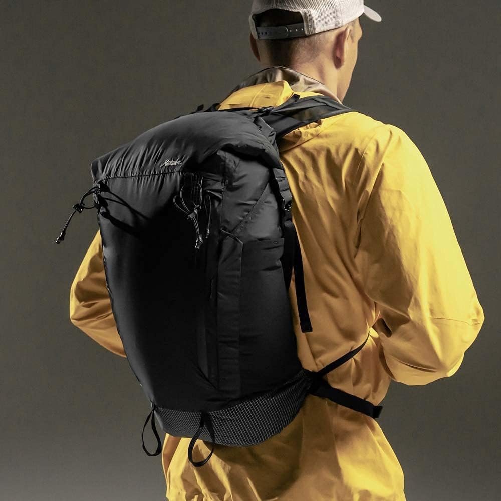 Matador Freerain22 - Waterproof Ultralight Backpack; Packable Backpack w/Gear Loops; Rolltop Hiking Backpack for Travel, Running, Cycling, Outdoors, Sports, Camping; Rucksack Small Travel Backpack
