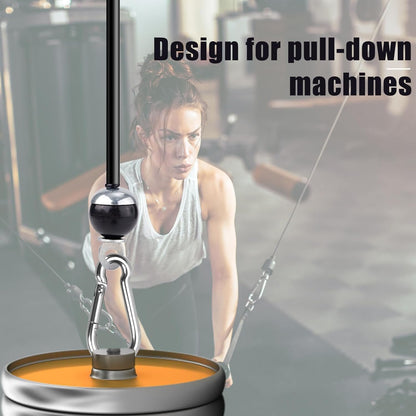 118in Fitness Pulley Cable, Home Gym Replacement Cables Pulley System Gym Heavy Duty Fitness Steel Wire Rope for Pulley Machine Accessories Home Gym