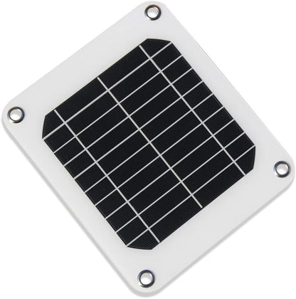 NUZAMAS Poartable 5W Solar Panel 5V USB Phone iPhone Charger Battery Free 4 Alloy Clips