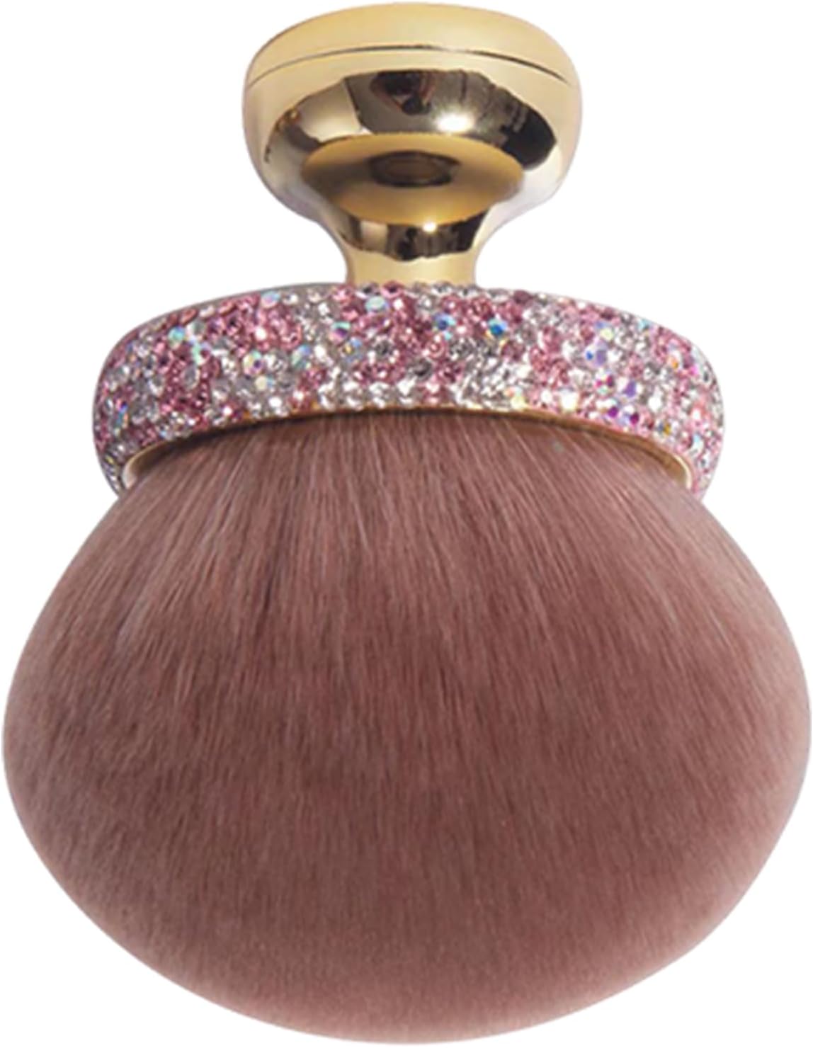 Mushroom Makeup Brush, Women Girls Loose Powder Blush Brush, 3.78 Inch Adorable Compact Smooth Concealer Applicator, Travel Accessories for Mom and Daughter
