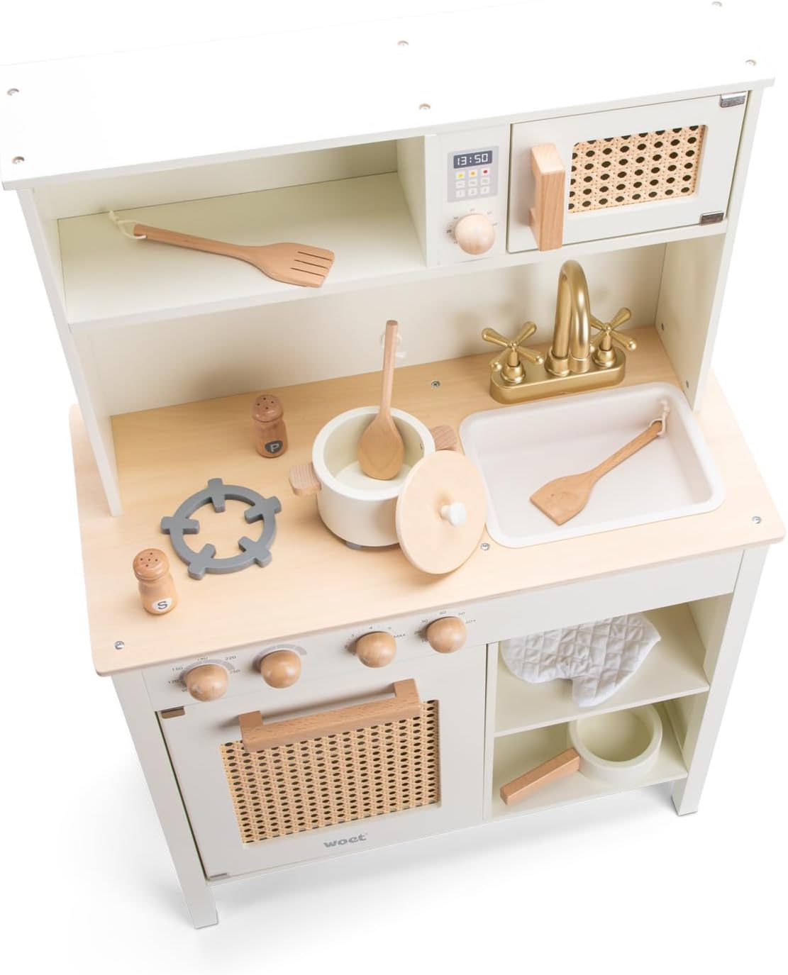 New Classic Toys Wooden Play Kitchen - Rattan