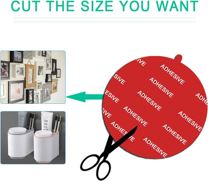 4 Pack 2.76"(70mm) Very High Bond Sticky Adhesive Replacement,Circle Double Sided Pads Gule for Dashboard/Windshield Suction Cup Phone Holder Car DVR Home Suction Hooks GPS Navigation