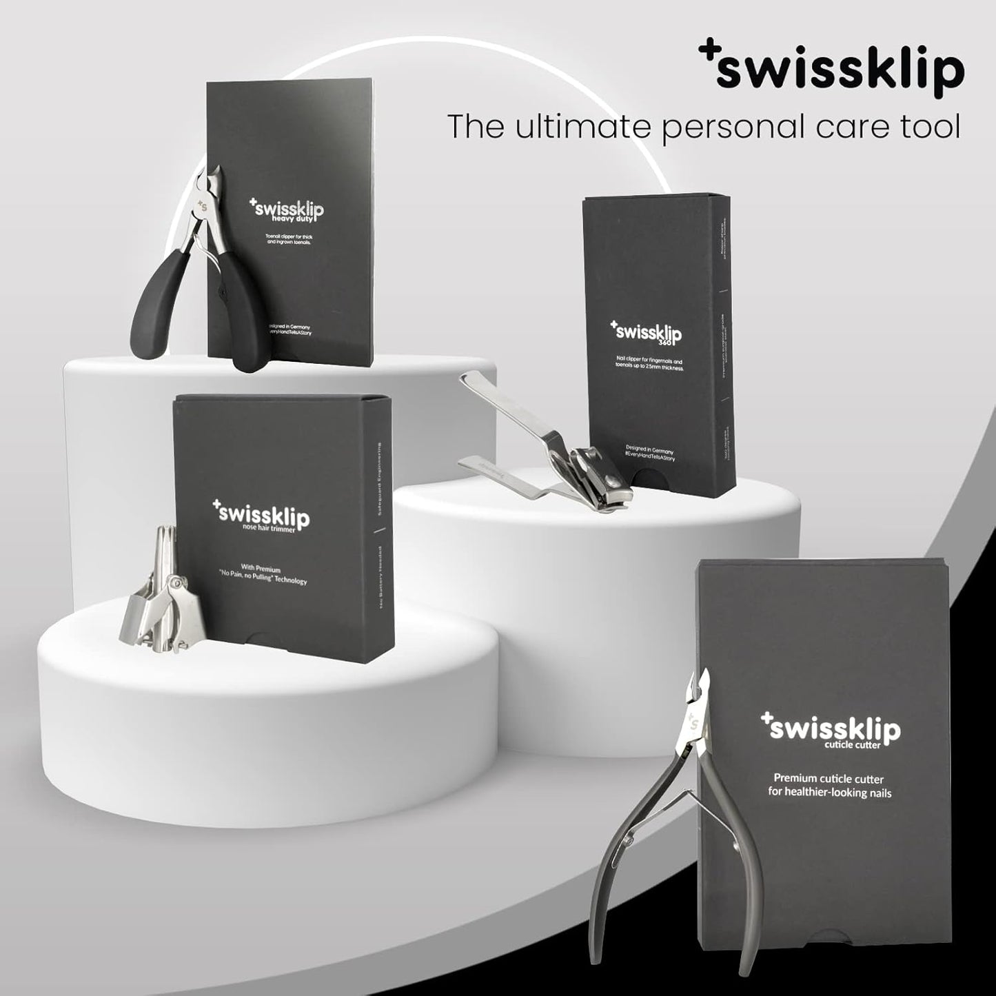 Swissklip Cuticle Trimmer, Cuticle Remover, White Elephant gifts, Cuticle Nippers, Cuticle Cutter, Nail Nipper used along with Cuticle Pusher Tool, Cuticle Clippers, Nail Cuticle Trimmer