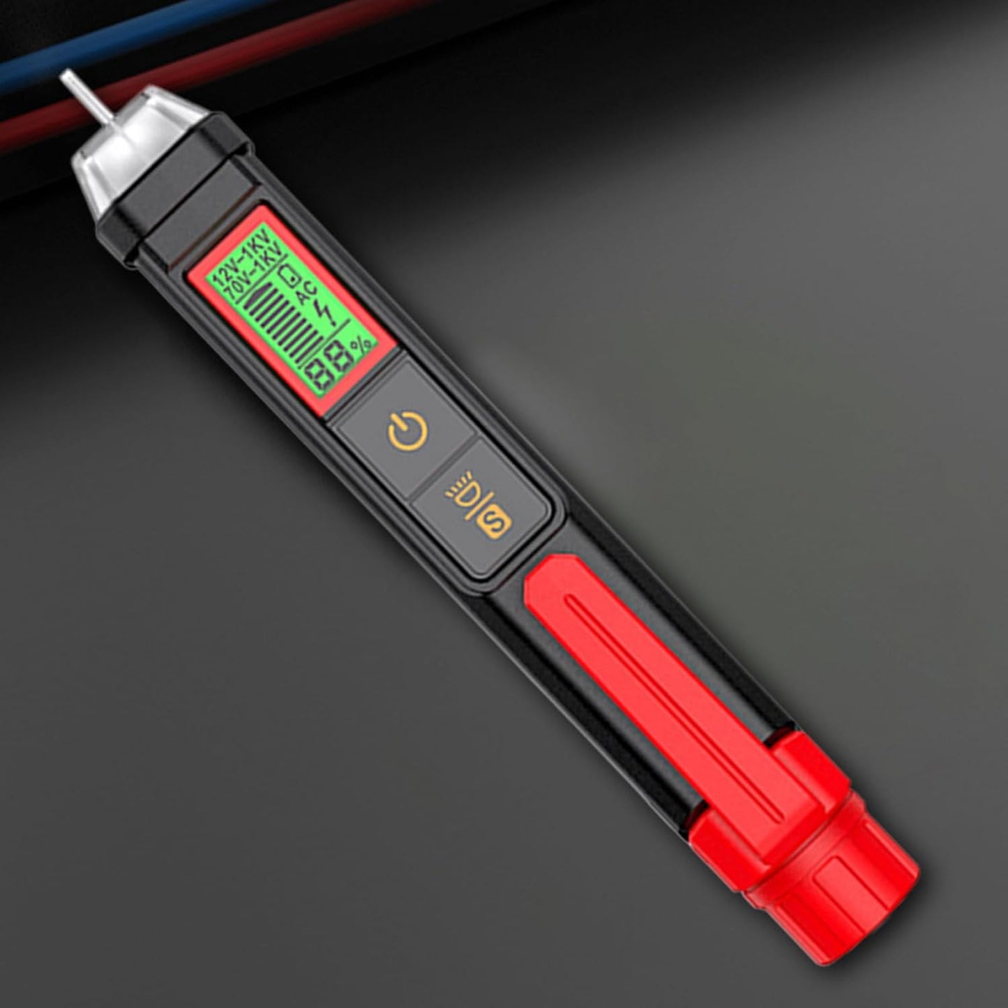 Electricity Tester, Accurate Circuit Detector Pen, LCD Digital Display Contactless Voltage Tester for Industrial, Automotive, Home Car, Electrical Safety Tool, Wiring and Circuits