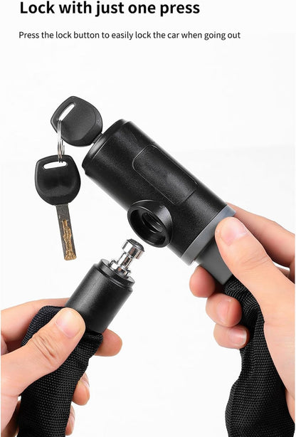 Chain Lock For Bike - 0.6x90cm Protective Lock For Scooter - Outdoor Riding Anti-Theft Safety Supplies, High Security Locking Tool | Fitness & Outdoors Tools For Motorcycles