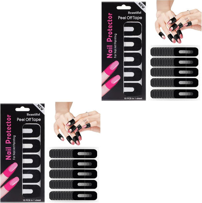 FRCOLOR 200 Sheets Nail Polish Protector Nail Guards Nail Gel Stickers Nail Care Tools Nail Polish Protector For Fingers