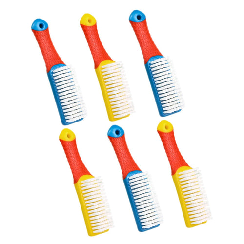 BCOATH Set Di Spazzole Per Scarpe Essential Cleaning Sulies 6 Pezzi Set Di Spazzole Per La Pulizia E La Pulizia Delle Scarpe Per Uso Domestico