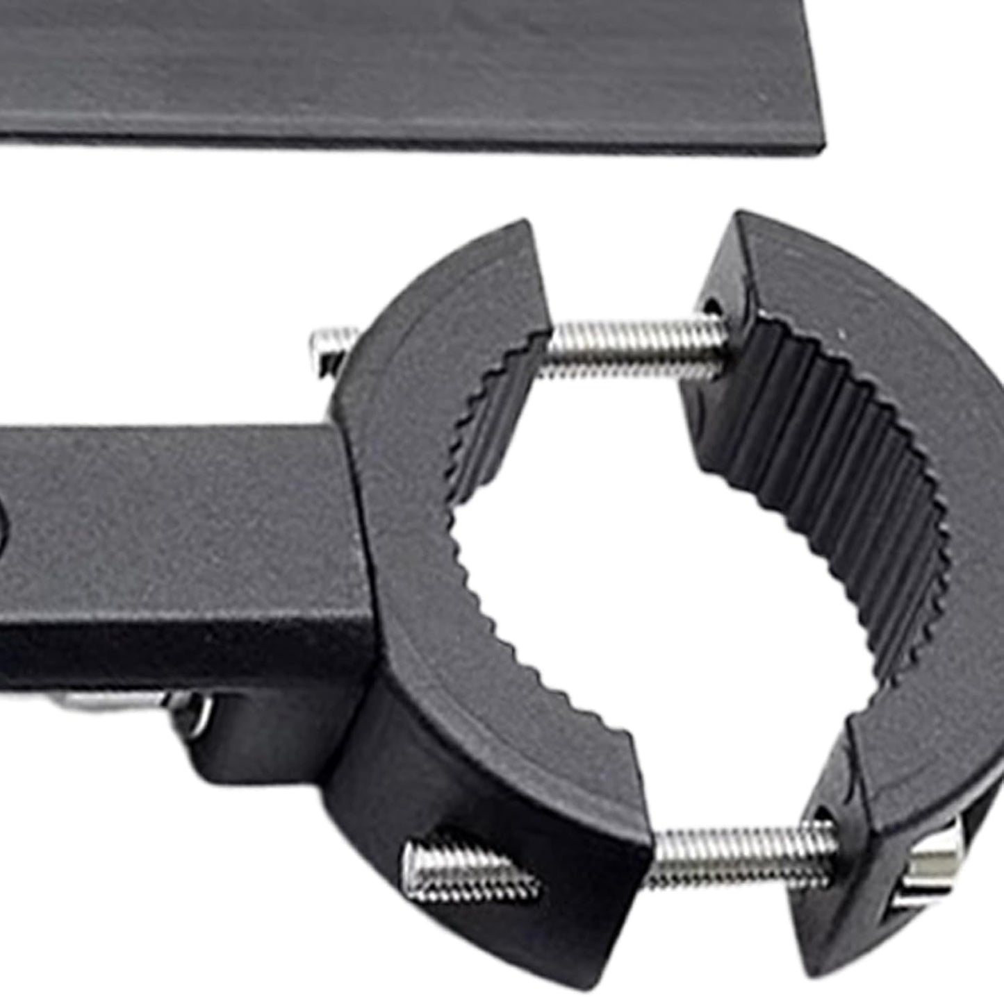 Generico Motorcycle Headlight Bracket, LED Spotlight Mount with Adjustable Tube Clamp, Sturdy Headlamp Holder, Ideal for Urban Commuting, Night Riding, Long-Distance Driving, 2.2-3.8cm