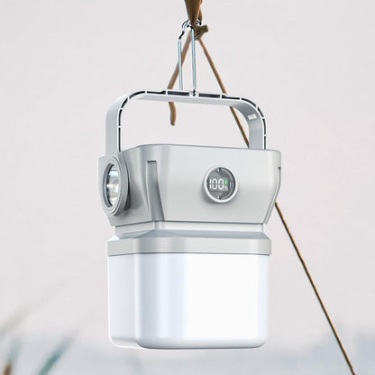 Iouyjiu Lanterna di campeggio a LED, solare ricaricabile pieghevole Lantern, Compact Fishing Flashlight Gear, Lighting for Tent Hiking Backpacking Outdoor Adventures Travel Use 2.17x3.35in