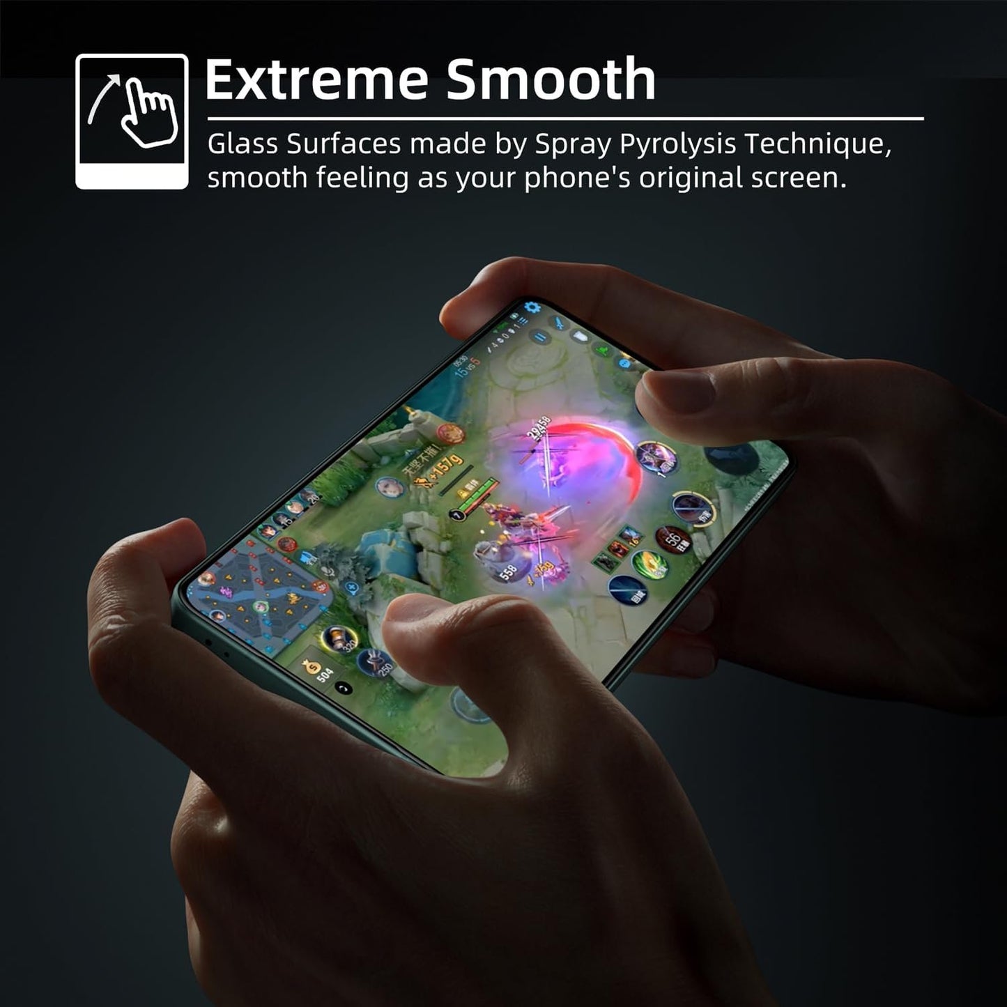 【3+1 Pack】Designed for Samsung Galaxy S23 FE Privacy Screen Protector,9H Tempered Glass,AntiSpy Film【Not Support Fingerprint Unlock】Amleute Compatible with Samsung S23 FE 5G