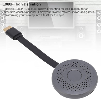 Wireless HD Display Adapter, USB C 1080P Wireless Phone to TV Screen Mirroring Adapter, 2.4G 5G HD Display Dongle Adapter, for Android and for OS X, for Wins 10 and Above