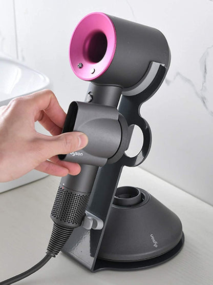 Wingsflying Supersonic Hair Dryer Holder, Aluminum Alloy Bracket Power Plug Holder, Bathroom Organizer for Dyson Supersonic hairdryer Care Tools, Diffuser, Nozzle Holder