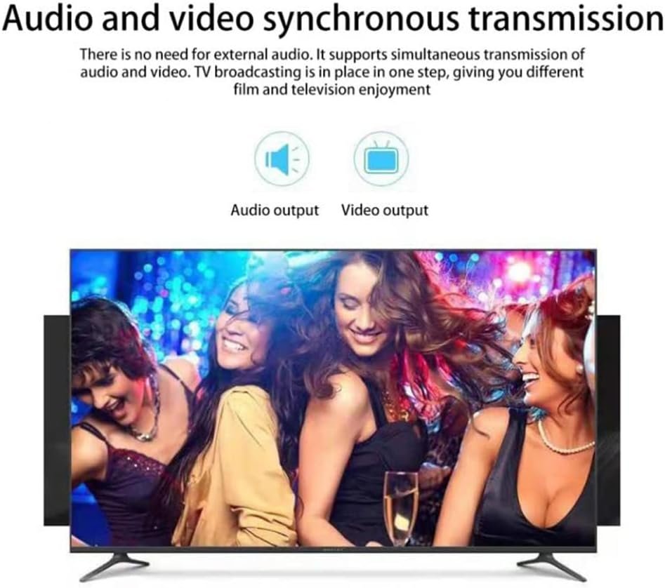 2Pcs DisplayPort to HDMI-Compatible Adapter Converter 4K Display Port Male DP to HDMI Female HD TV Cable Adapter Video Audio for PC TV Projector