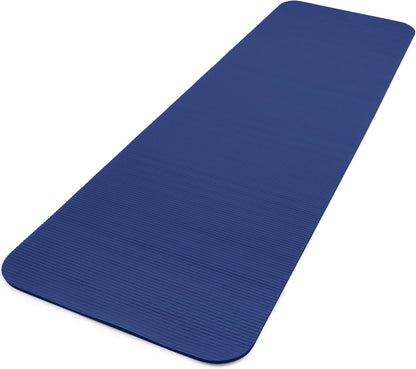 adidas Fitness Mat 10mm - Non-Slip Yoga Mat, Home Gym Accessories, Exercise Mat with Carry Strap, Lightweight, Portable, Home Workout Solutions for Yoga, Pilates, Balance Training and Fitness