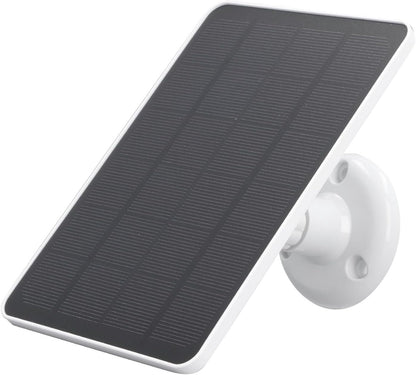 Solar Panel for Security Camera, 10W 6VPortable Solar Charger with IP65 Waterproof, for Arlo Pro 3 for Pro 4 for Arlo Pro 5S for Arlo Ultra (White)