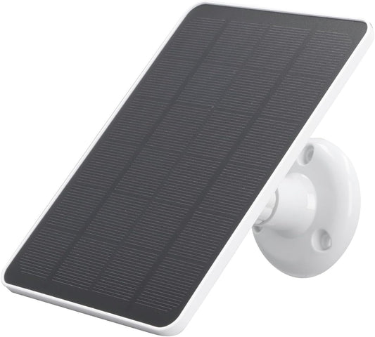 Solar Panel for Security Camera, 10W 6VPortable Solar Charger with IP65 Waterproof, for Arlo Pro 3 for Pro 4 for Arlo Pro 5S for Arlo Ultra (White)