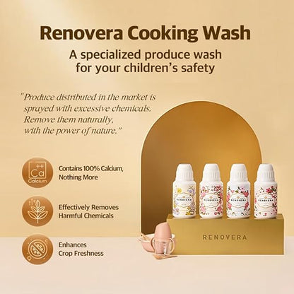 Cooking Wash (Rose of Sharon) | Organic Fruit and Vegetable Wash, Newborn Essentials, Produce Cleaner