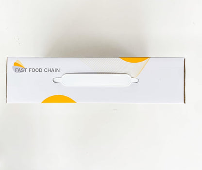 Pretend Play Fast Food Store Toy with Realistic Coffee Machine Card Reader Food Shop Playset with Simulate Hamburger Chips Sandwich etc Play Money Checkout Game for Kids