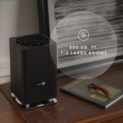 Whisper Home | Diffuser Machine, Scents up to 800 Sq. Ft Room, Compatible with Alexa & Google, WiFi & Bluetooth Enabled, Cartridge Sold Separately, Black
