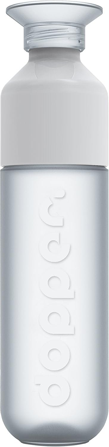 Preserve Dopper Water Bottle, 15.25 Ounce, Pure White