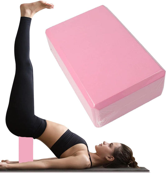 Foam Yoga Blocks - Soft Supportive Yoga Bricks with Non-Slip,Stretching Blocks for Yoga, Pilates, and Meditation, Yoga Accessories for