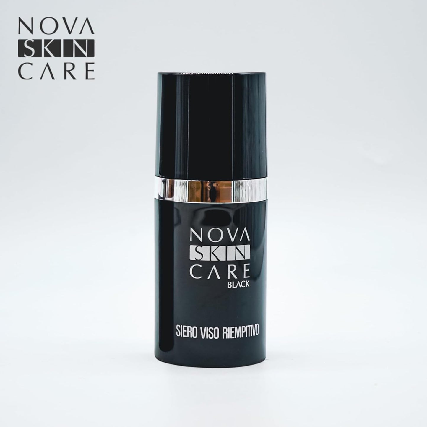 NOVASKIN CARE – Face Filler Serum – 30 ml | Black Line - with Snail Slime, Fights Signs of Aging with Filler Effect, Smoother, Brighter and Replenished Skin - for Mature Skin