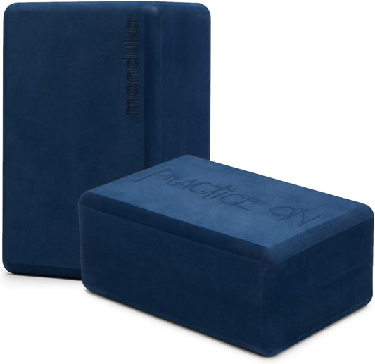 Manduka Yoga Block - Yoga Prop and Accessory, Good for Travel, Comfortable Edges, Lightweight, Firm