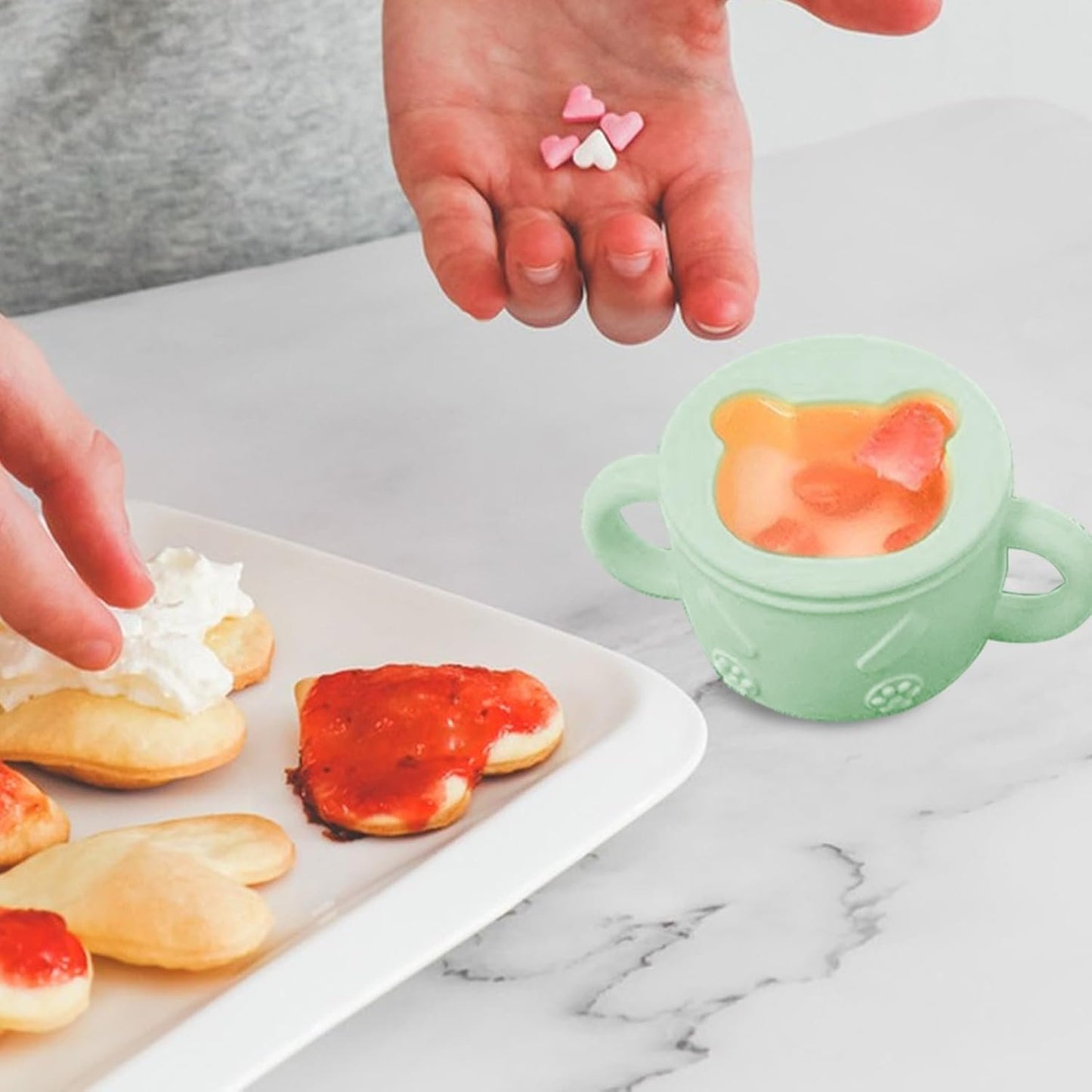 Stampo per cioccolato, stampo in silicone per , facile rilascio, riutilizzabile, utensile da forno, gadget da cucina, strumento per snack a di orsetto per interni, casa, feste, cupcake