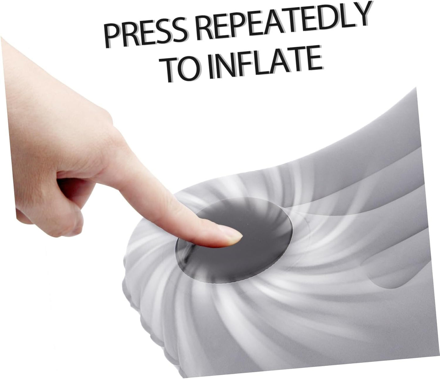 WESIEVYA Inflatable Travel Pillow for Camping Ergonomic Neck Support Cushion Easy Inflation for Portable Travel Essential