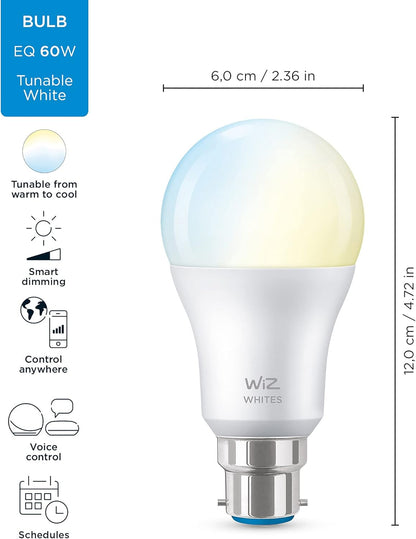 WiZ Tunable White Ambient A60 B22 12.053 Bulb