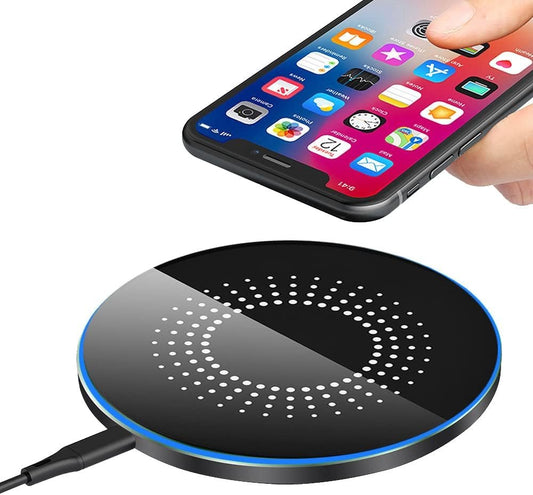 Fast Wireless Charger, 30W Wireless Charging Pad, Cordless Charger, Wireless Charging Compatible with Samsung Galaxy S24/S23/S22/S21/S20, Fast Charger Compatible with iPhone 16/15/14/13/12/11/Pixel