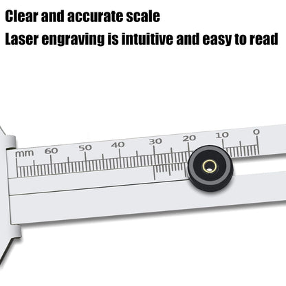 Tyre Tread Gauge, Heavy Duty Tire Depth Checker 3,94 x 1,89 pollici, non Slip Wear Monitoring Tool for Truck and Car Maintenance, Reusable Gauge for Safety Checks, Garage, Roadside