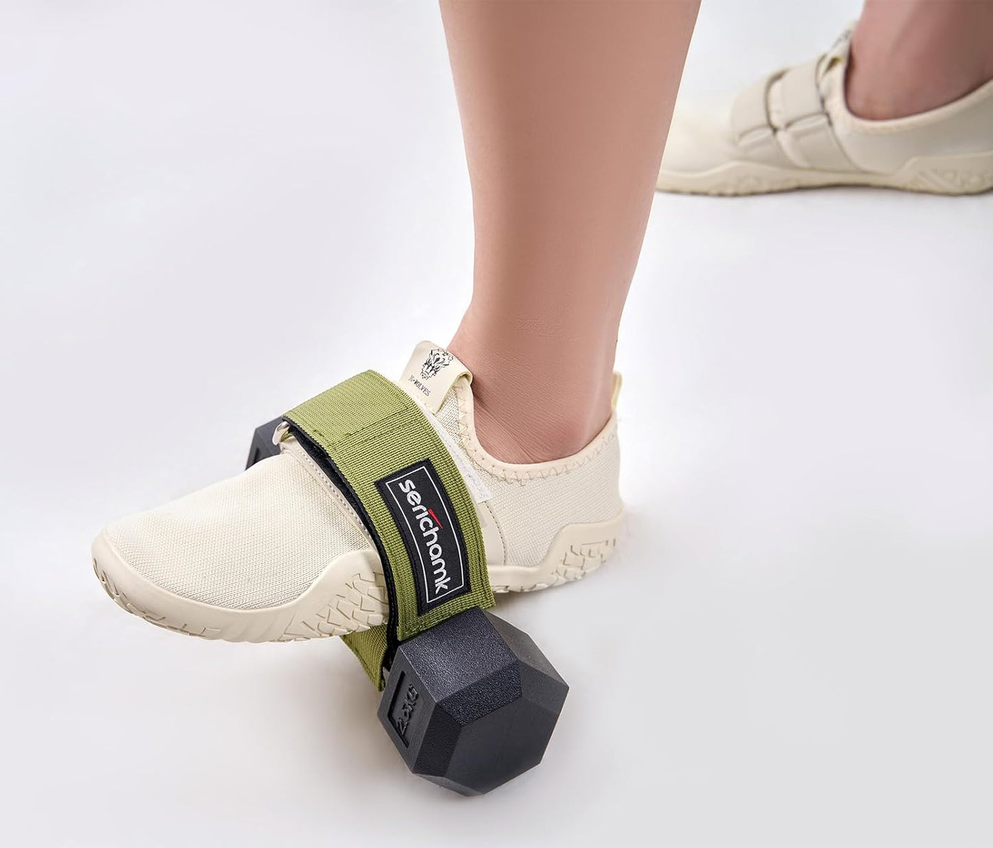 Feet Dumbbell Attachment, Tibialis Trainer Ankle Straps for Feet Weight Lifting Shin Splint, Hamstring Curls, Leg Curl Attachment at Home Gym Equipment