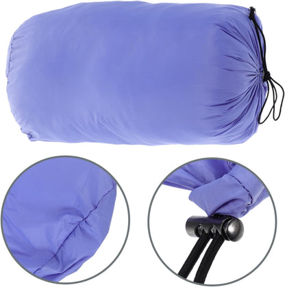 Milisten Travel-Friendly Down Jacket Bag Waterproof Small Camping Storage Drawstring Closure