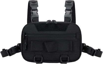 Generico Fishing Chest Pack, Waterproof Large Capacity Fishing Tackle Bag, Backpack Portable Compact Versatile Ideal for Outdoor Sports, Running, Hiking, Camping, Travel