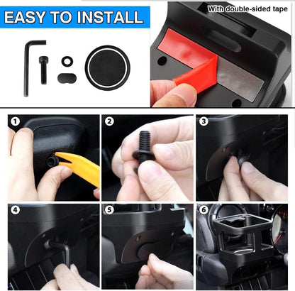 Autorder Custom Fit for Interior Accessories Suzuki Jimny 2019-2023 JB64 JB74 Water Cup Holder Mount Bracket Drinkes Support