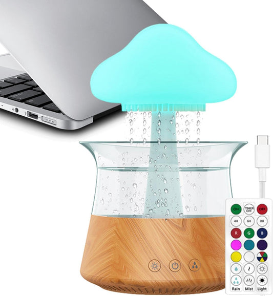 VITSRISEA CLUB ENDIFFUSOR WITH RAID-TIGHT AIR HUMIDIFIER DIFFUSER, NIGHT LINE COLOURED COLORFE CLAW | Remote Control, Mushroom Light For A Mood