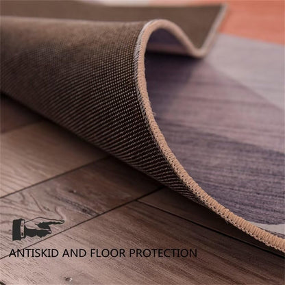 SUNYRDSM Tappeto cameretta bambina Tappeto Grande Fuzzy soggiorno tappeto grigio-blu accessori per la decorazione della casa semplice e resistente Tappeto Entrata In Casa 60X100CM