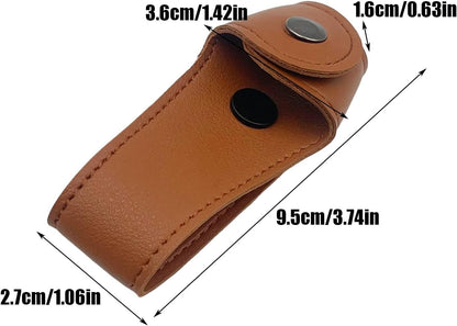 Bag Strap for Luggage, Faux Leather Luggage Connector, Security Small Attachment Buckle for Laptop, Tablet, Camera, Messenger, Gym, Water Packing, 9.5 x 2.7 x 1.5 cm