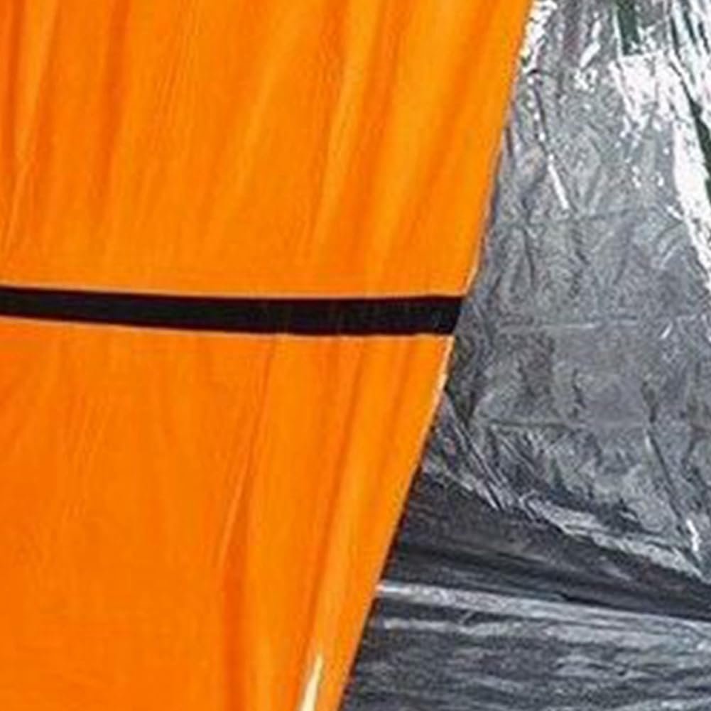 cogae Orange Emergency Tent Outdoor Survival Blanket Insulation Blanket Simple Tent