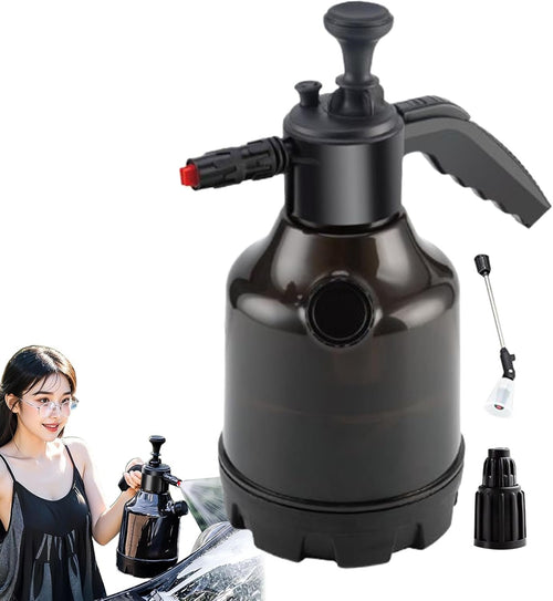 Car Wash Foam Sprayer, Heavy-Duty Garden Hose Sprayer, Adjustable Spray Watering Can, Quick-Connect Attachment for Auto Detailing, Winter Vehicle Care and Rvs Cleaning