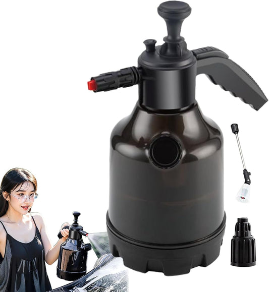 Car Wash Foam Sprayer, Heavy-Duty Garden Hose Sprayer, Adjustable Spray Watering Can, Quick-Connect Attachment for Auto Detailing, Winter Vehicle Care and Rvs Cleaning