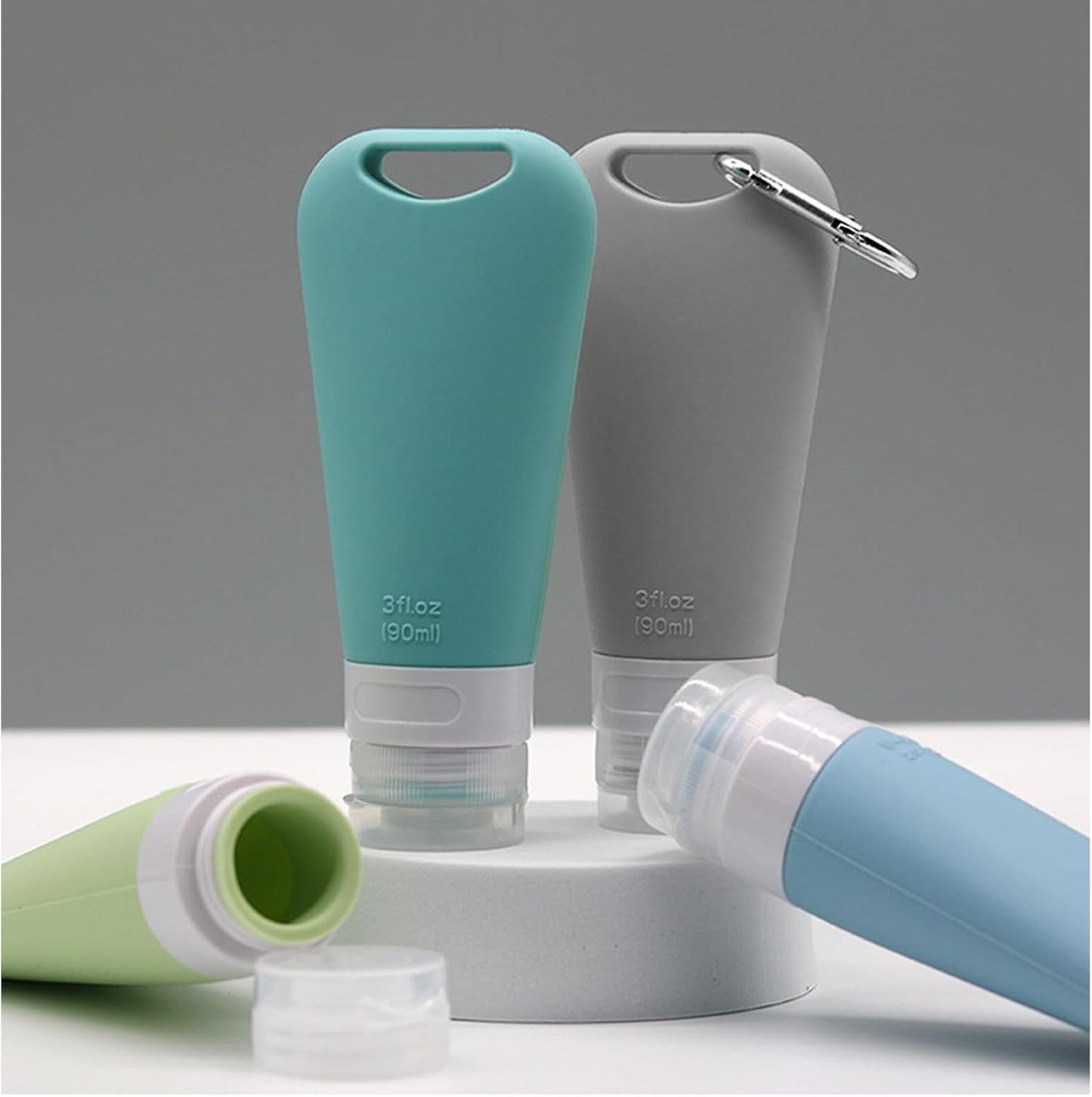 Refillable Lotion Dispensers - Travel Size Toiletries | Leak-Proof Toiletry Containers For Lotion, Body Wash, Cream, Camping, Puppy Bathing Necessities, Outdoor Travel Gear For Men & Women
