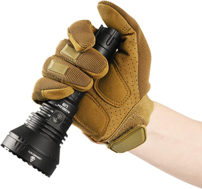 ACEBEAM L19 2.0 Tactical Flashlight, 2200 High Lumens Led Flashlight, 1184 Yards Long Throw Hunting Flashlight, USB C Rechargeable Flashlight with Holster for Emergency, Security, Night Hunting Use