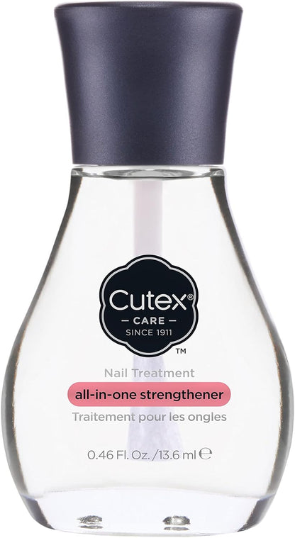 Cutex All In One Strengthener Strengthener Treatment Nail Care Treatment Weak And Unhealthy Looking Nails, 13.6 Milliliter